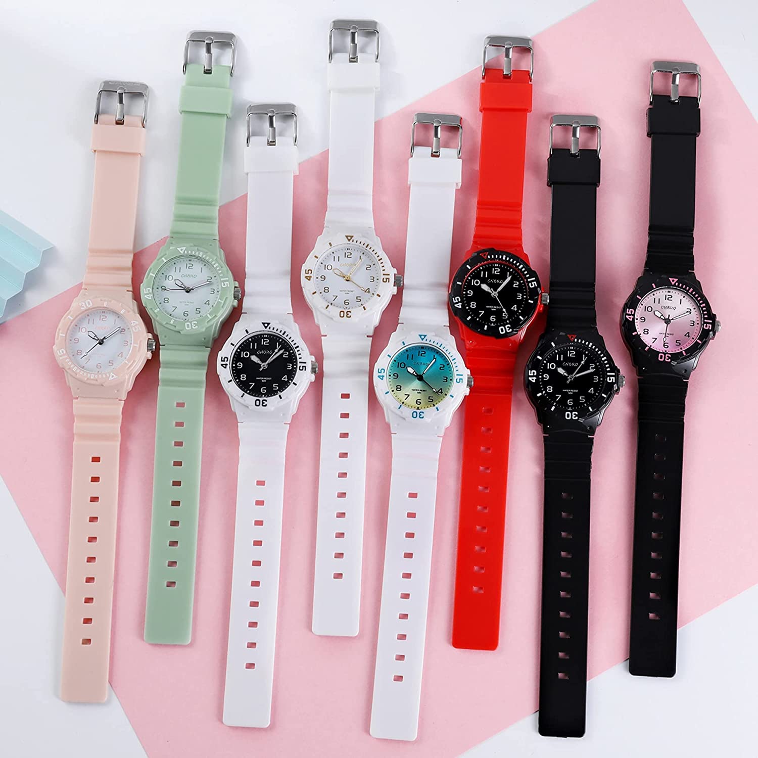 Women's Watch Sport Waterproof Watches Nurse Minimalist Simple Analog Watch Casual Ladies Watch Rose Gold Pink - Image 7
